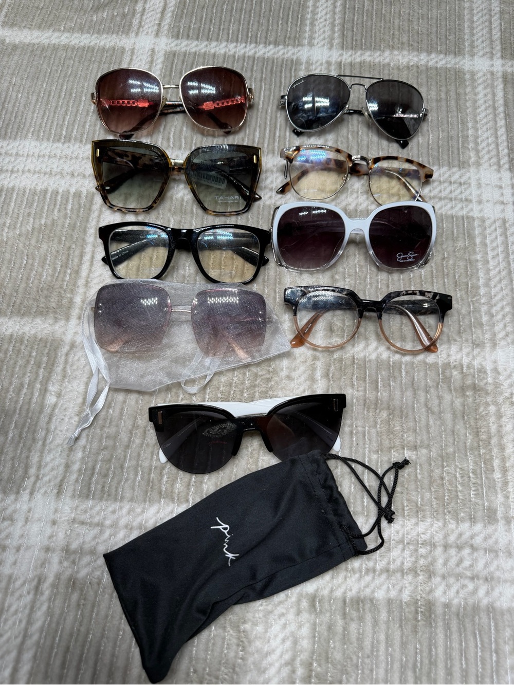 PINK Victoria's Secret Sunglasses Bundle – Black, White, Tortoiseshell, Brown